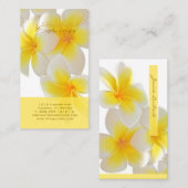 Pix Dezines Hawaii Plumeria Visitenkarte (Vorne/Hinten)