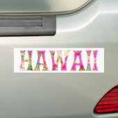 Pix Dezines Hawaii Tiki Typografie Autoaufkleber (Auf Auto)