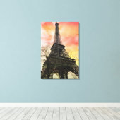 Pix Dezines Herbstparis, eiffeler Turm Leinwanddruck (Insitu (Holzboden))