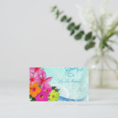 Pix Dezines hula Wellen Visitenkarte (Stehend Vorderseite)