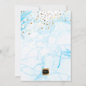 Pix Dezines Imitats Gold Stars, Ein Stern ist Gebo Einladung (Rückseite)