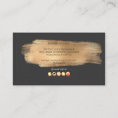 Pix Dezines Imitats Goldmond Visitenkarte (Rückseite)