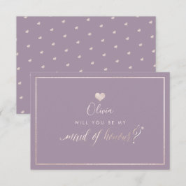 Pix Dezines Iridescent Blush Pink, Trauzeugin Einladung