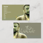 Pix Dezines japanese buddha Visitenkarte (Vorne/Hinten)