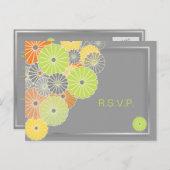 Pix Dezines Kiku UAWG postcards/für 12x18 lädt Einladungspostkarte (Vorne/Hinten)