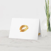 Pix Dezines Kiss, Kiss, Imitats Gold Lips/DIY-Meld
