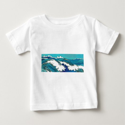 Pix Dezines konen uehara Ozeanwellen, 上 原 Baby T-shirt (Vorderseite)