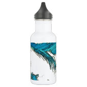 Pix Dezines konen uehara Ozeanwellen, 上 原 Edelstahlflasche (Links)