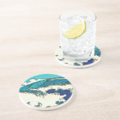 Pix Dezines konen uehara Ozeanwellen, 上 原 Sandstein Untersetzer (Seite)