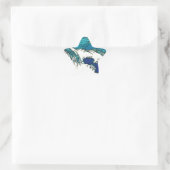 Pix Dezines konen uehara Ozeanwellen, 上 原 Stern-Aufkleber (Tasche)