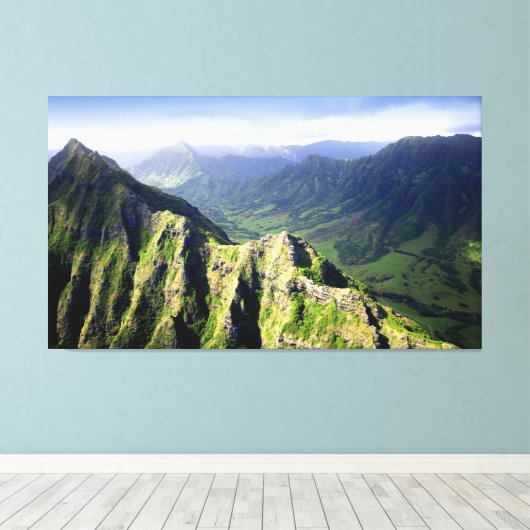 Pix Dezines Küste Leinwanddruck (Insitu (Holzboden))