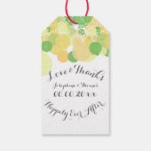 Pix Dezines lanterns/Limon/Zitrone Geschenkanhänger (Rückseite)