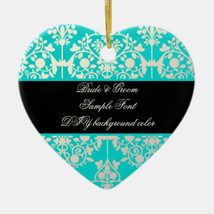 Pix Dezines leila Damask/DIY Hintergrund Keramik Ornament