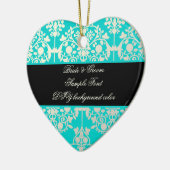 Pix Dezines leila Damask/DIY Hintergrund Keramik Ornament (Links)