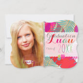 Pix Dezines Luau Abschluss/Regenwald Einladung (Vorderseite)