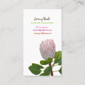 Pix Dezines maui Protea für Indien Visitenkarte (Rückseite)