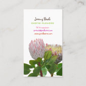 Pix Dezines maui Protea für Indien Visitenkarte (Rückseite)