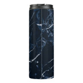 Pix Dezines MIDNIGHT BLAU MARMOR Thermosbecher (Rückseite)