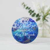 Pix Dezines /Mod stars/Bar Mitzvah Einladung (Stehend Vorderseite)