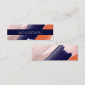 Pix Dezines Moderne Kunst, Aquarellfarben UAWG Mini Visitenkarte (Vorne/Hinten)