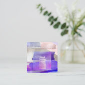 Pix Dezines Moderne Kunst Rose Unterkunft Begleitkarte (Stehend Vorderseite)