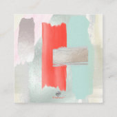 Pix Dezines Moderne Kunst Unterkunft am Meer Begleitkarte (Rückseite)