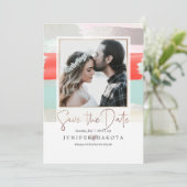 Pix Dezines Moderne Kunst, Zeitung+Korallen Einladung (Stehend Vorderseite)