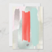 Pix Dezines Moderne Kunst, Zeitung+Korallen Einladung (Rückseite)