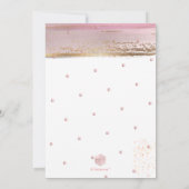 Pix Dezines Modernes Abstraktes Tallit Bat Mitzvah Einladung (Rückseite)