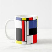 Pix Dezines Mondrian, Minimalistisch Kaffeetasse (Links)