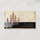 Pix Dezines Murano Glaskronleuchter/DIY-Schriftart Visitenkarte (Rückseite)