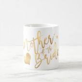 Pix Dezines Mutter von Bride/Imitats Gold Script Kaffeetasse (Mittel)