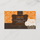 Pix Dezines Orangenschokoladenkuchen/Pâtisserie Visitenkarte (Rückseite)