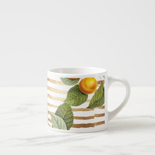 Pix Dezines Orchard/Pfirsiche/Redoute Espressotasse (Rechts)