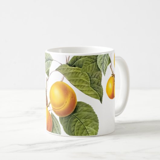 Pix Dezines Orchard/Pfirsiche/Redoute Kaffeetasse (VorderseiteRechts)