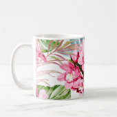 Pix Dezines Orchid Isle, Pink Cymbidium Orchid Kaffeetasse (Links)