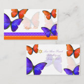 Pix Dezines Papillon/Mitzvah Platzkarten (Vorne/Hinten)