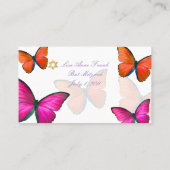 Pix Dezines Papillon/Mitzvah Platzkarten (Rückseite)