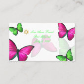 Pix Dezines Papillon/Mitzvah Platzkarten (Rückseite)