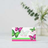 Pix Dezines Papillon/Mitzvah Platzkarten (Stehend Vorderseite)