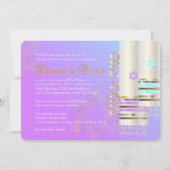 Pix Dezines Pastel Tallits B'not mitzvah Einladung (Rückseite)