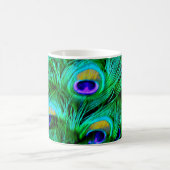 Pix Dezines Psychedelic Peacock Feather Kaffeetasse (Mittel)