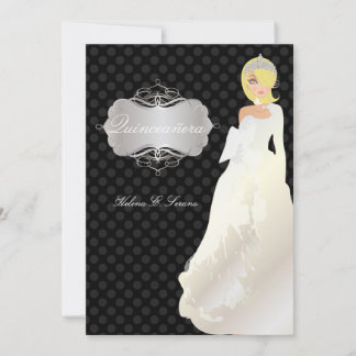 Pix Dezines Quinceañera/Quince años Prinzessin Einladung