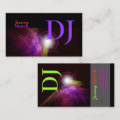 Pix Dezines Retro DJ+Disco Visitenkarte (Vorne/Hinten)