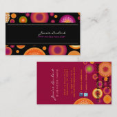 Pix Dezines Retro fette Weihnachtsschmuck Visitenkarte (Vorne/Hinten)