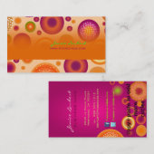 Pix Dezines Retro fette Weihnachtsschmuck Visitenkarte (Vorne/Hinten)