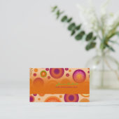 Pix Dezines Retro fette Weihnachtsschmuck Visitenkarte (Stehend Vorderseite)