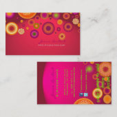 Pix Dezines Retro fette Weihnachtsschmuck Visitenkarte (Vorne/Hinten)