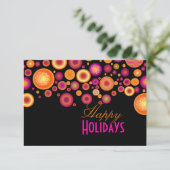 Pix Dezines Retro Frische Weihnachtsschmuck|Kalend Einladung (Stehend Vorderseite)