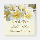 Pix Dezines Rett Date, Plumeria Lei Magnet (Vorne)